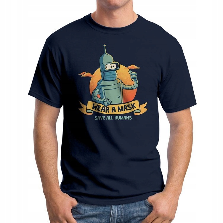 

Koszulka T-Shirt Wear A Mask Bender Pandemia S