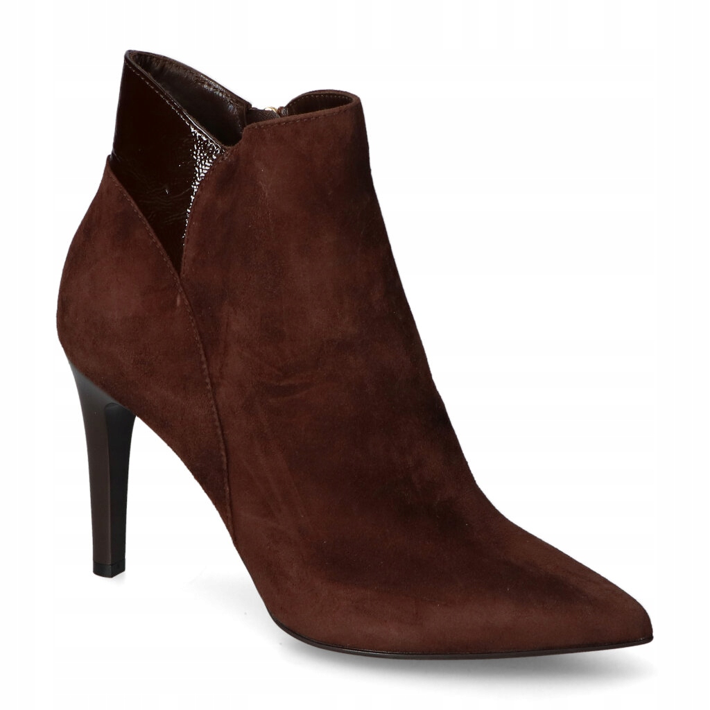 Kotníkové Kotníkové Boty Sala 20819/2435 v čokoládové semišové barvě, velikost 36
