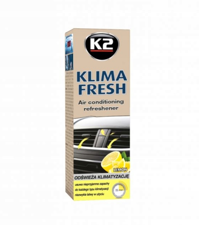 

K2 Klima Fresh Lemon Odgrzybiacz Klimatyzacji Gran