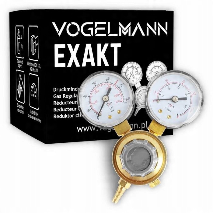 

VM Exakt Reduktor gazowy z manometrami Argon CO2