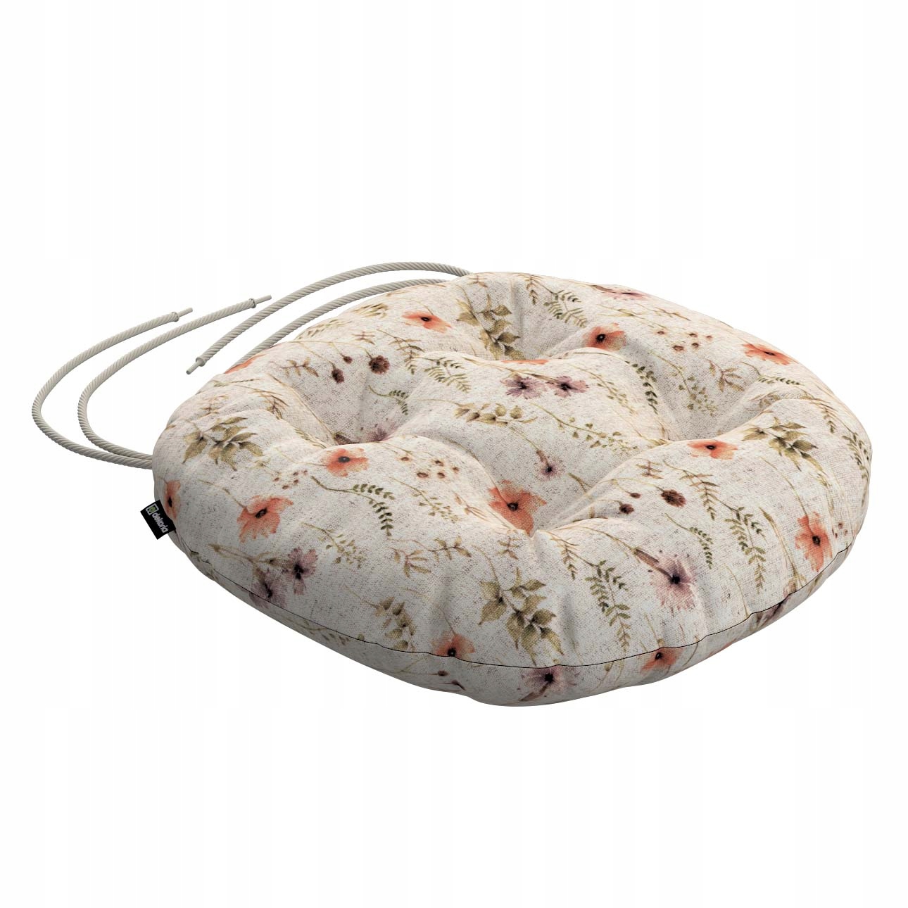 Polštář na židli Adam 40x8 přírodní, plátnová vazba