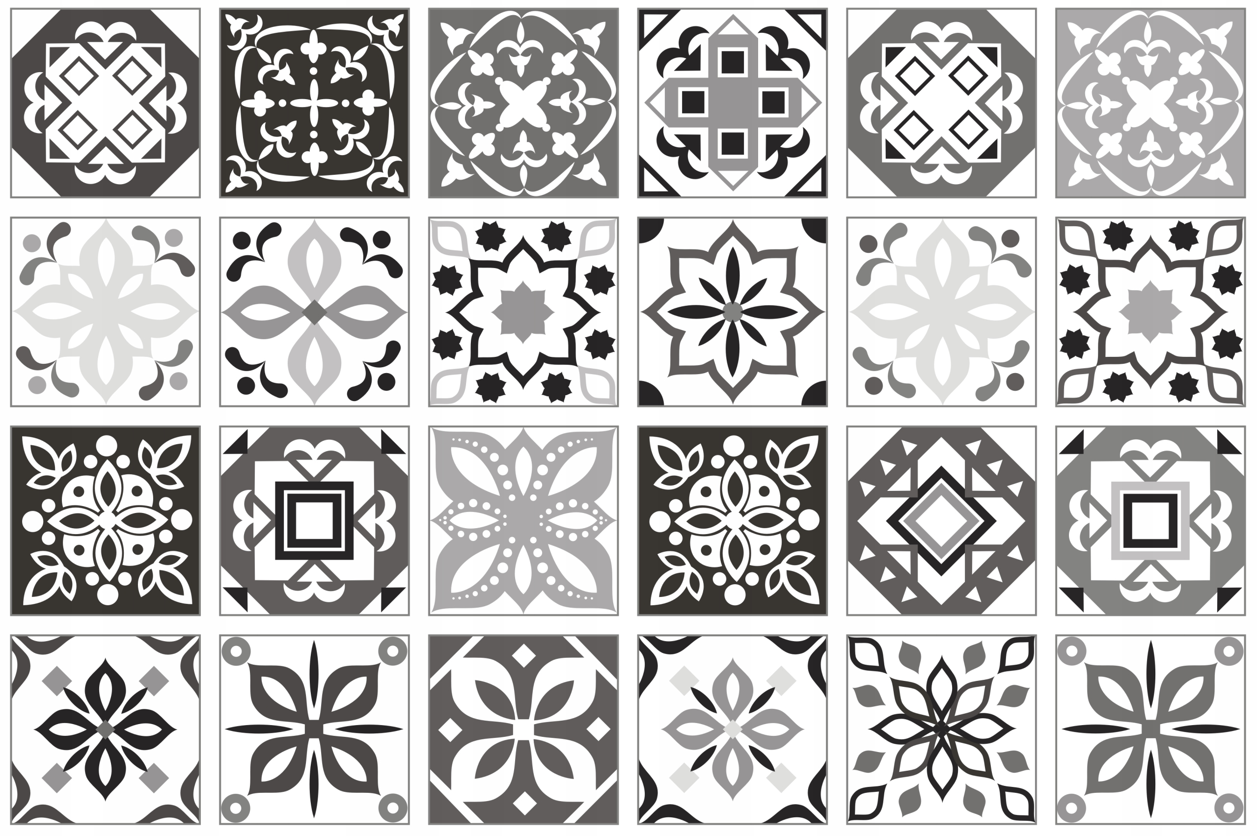 

24 Naklejki na Kafelki naklejka ścienna 15x15