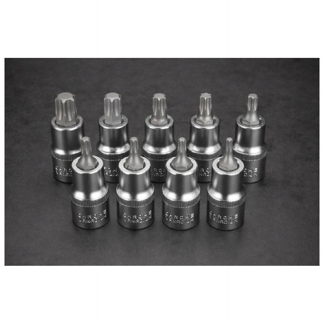 Koncowki Torx na nasadce 55 mm zestaw 08 707 NEO EAN 5907558409277