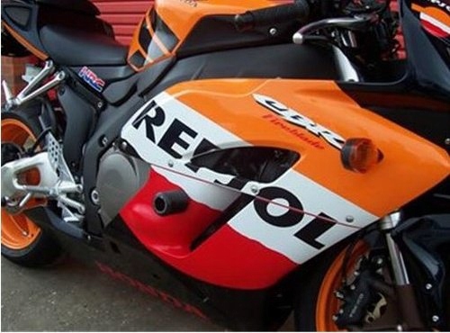 Padacie Škrtiaky Classic Rg Racing Honda CBR1000RR 04-07 Čiere
