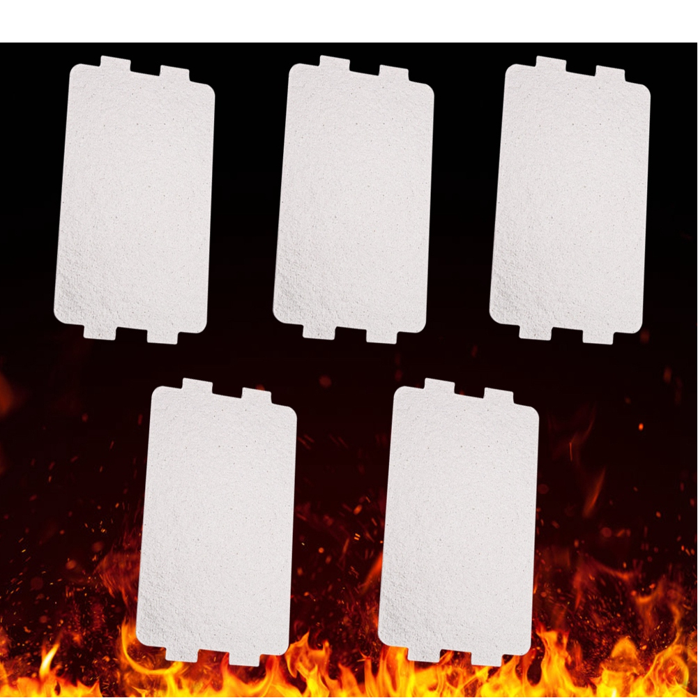 5X PŁYTA MIKOWA KUCHENKI MIKROFALOWEJ 106X64MM Kolor dominujący srebrny/szary