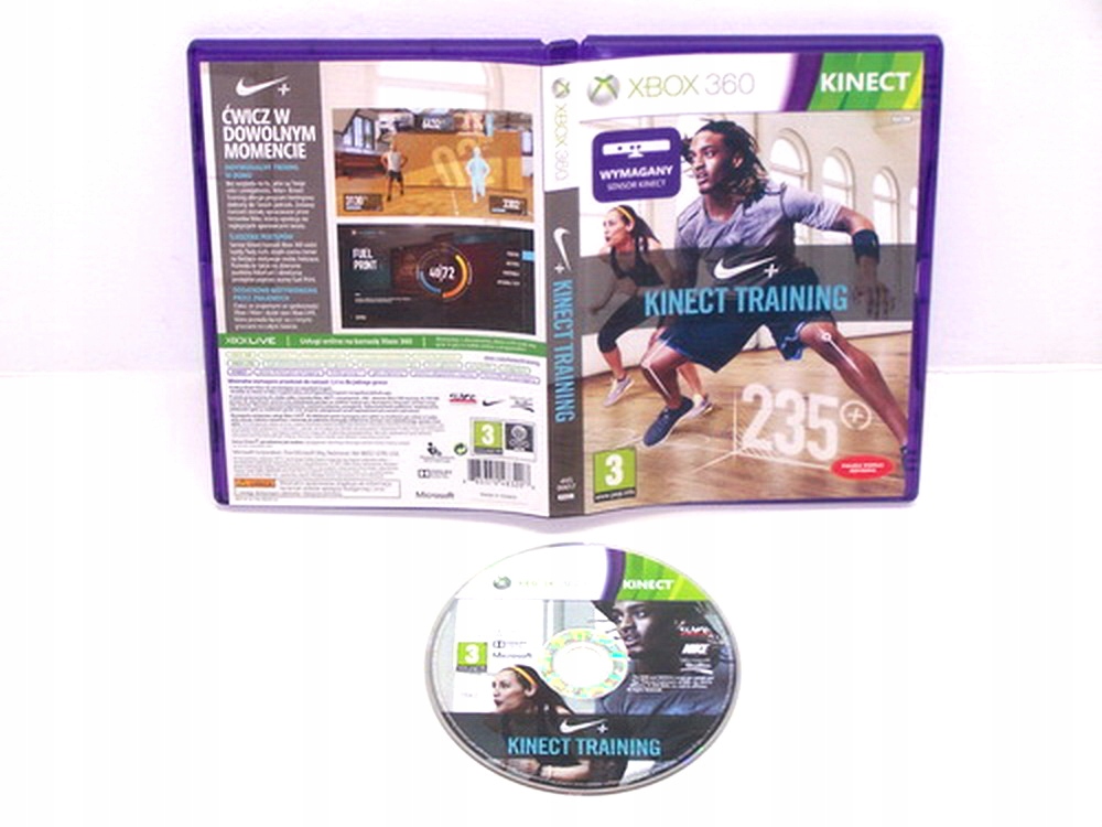 kinect NIKE TRENING __ polska wersja / x360