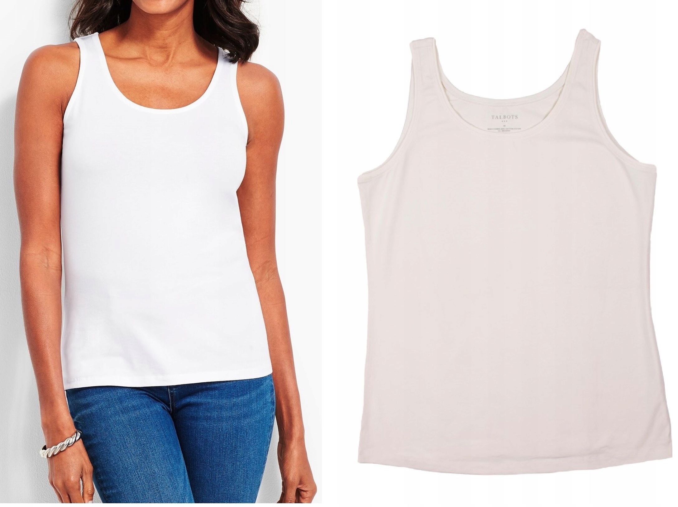 

Kremowa bluzka Na Ramiączkach top Plus Size L