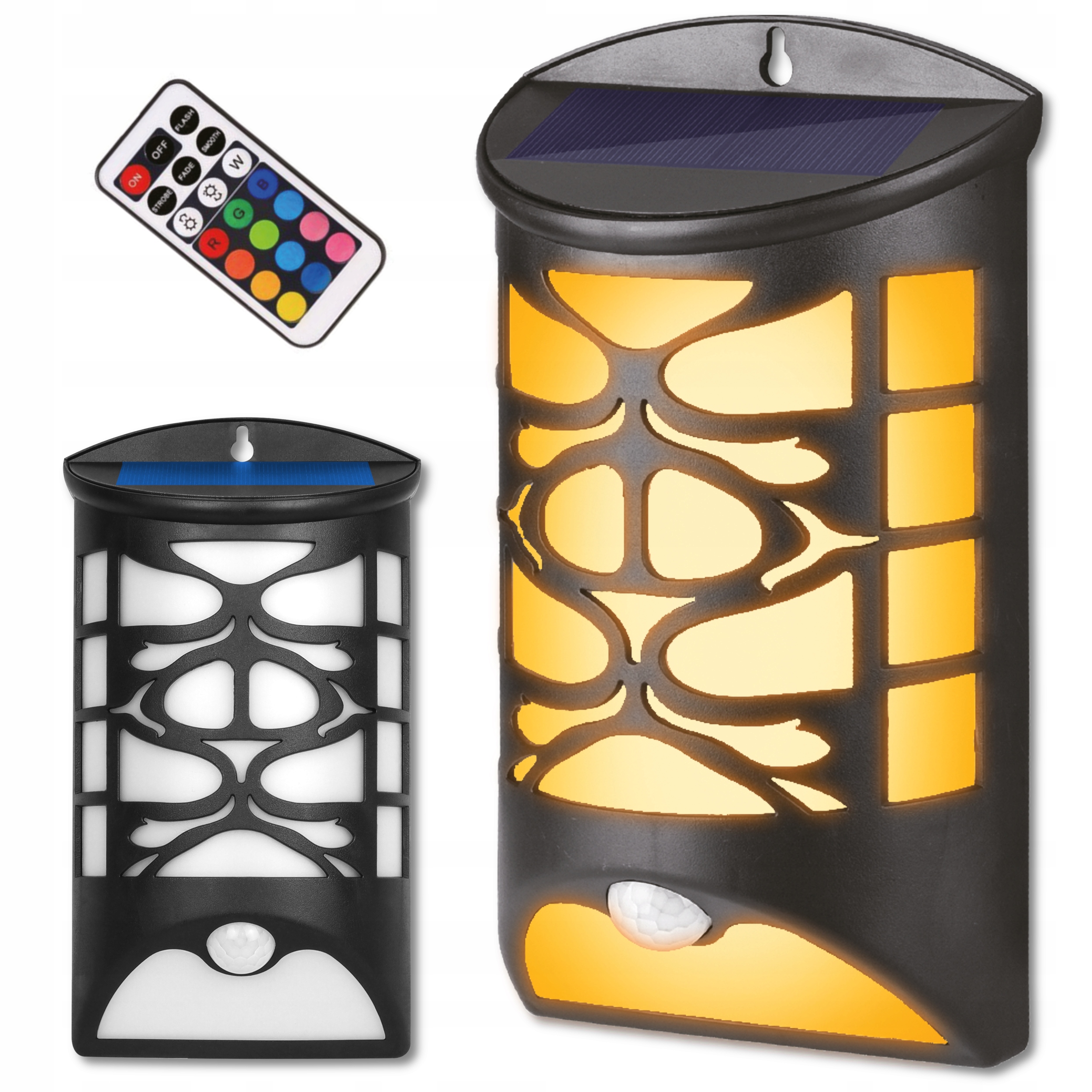 LAMPA ELEWACYJNA SOLARNA OGRODOWA PILOT RUCH LED