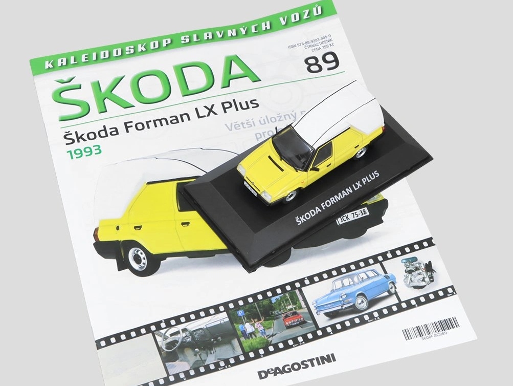 Škoda Forman LX Plus 1993 1:43 DeAgostini #89