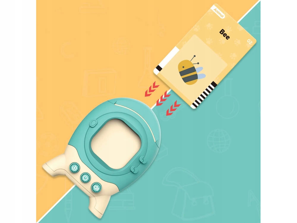 Nauka języka angielskiego czytnik 240 kart słówka HH POLAND Certyfikaty, opinie, atesty CE EN 71