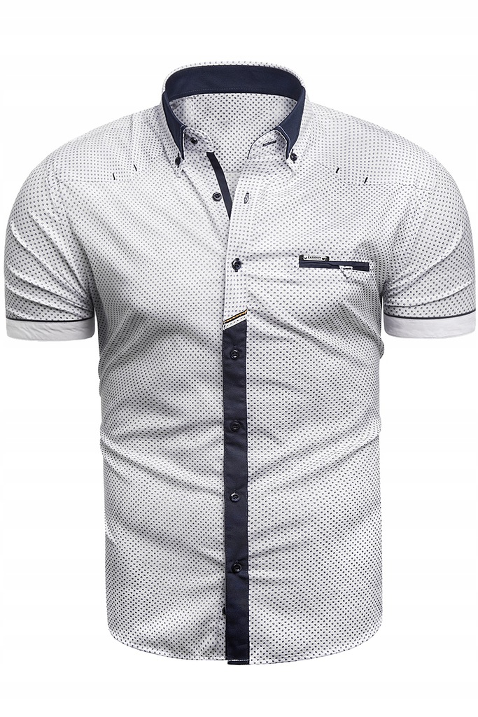 

L - Koszula Męska Elegancka 19-616