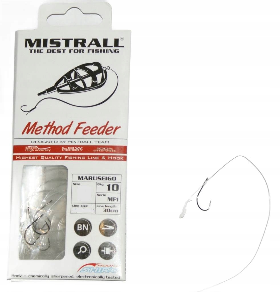 Mistrall Przypon Method Feeder Z Gumką ROZ.12 0,20