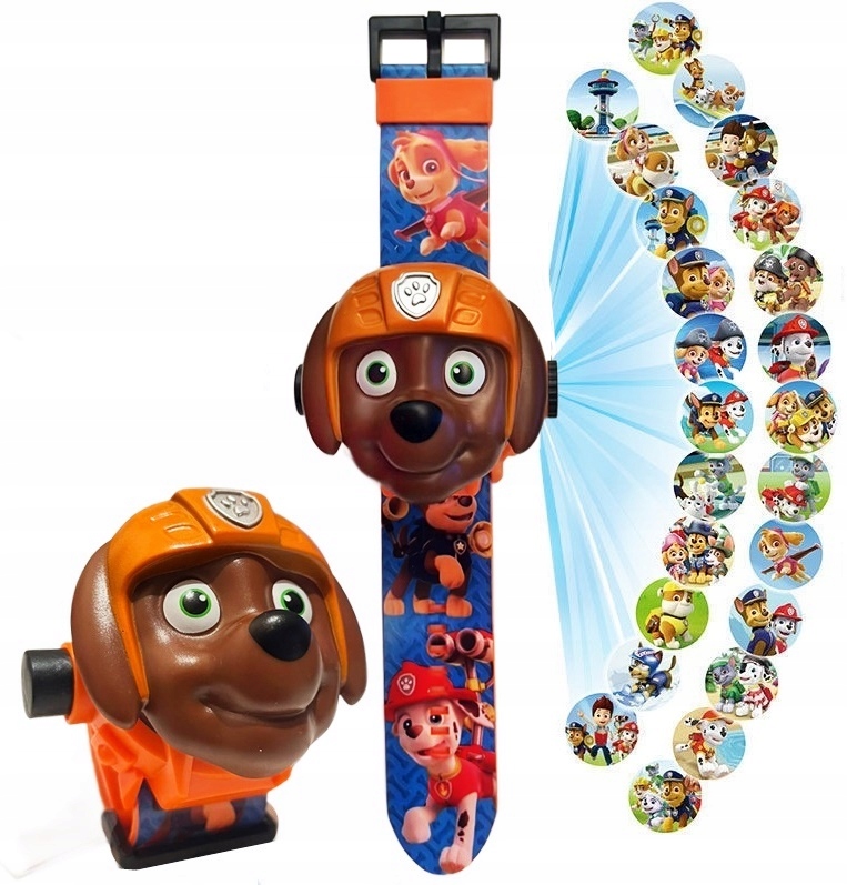 

Psi Patrol Zuma Zegarek 3D Z Projektorem