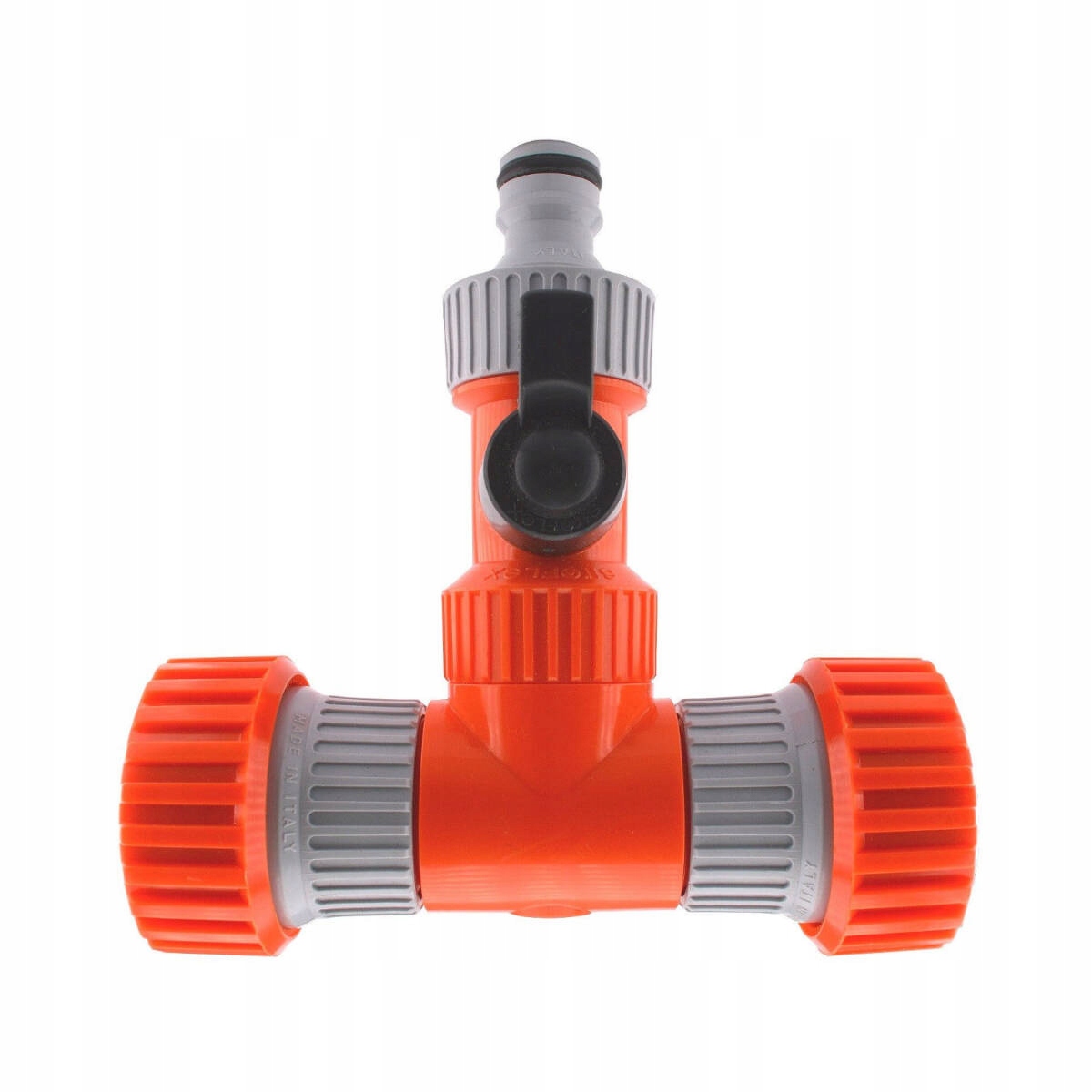 

Trójnik z 2 przyłączami na wąż 3/4 i zaworem 4493