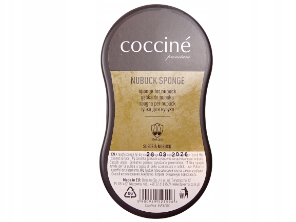 

Czyścik gąbka do zamszu nubuku na sucho Coccine