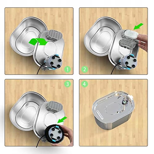 SOOFPET Filtry Do Fontanny Dla Kota 8 Sztuk 4 Filtry 4 Filtry Piankowe — miniatura 7
