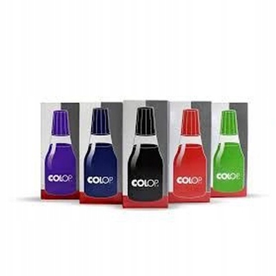 Tusz czarny do stempli pieczątek 25ml Colop