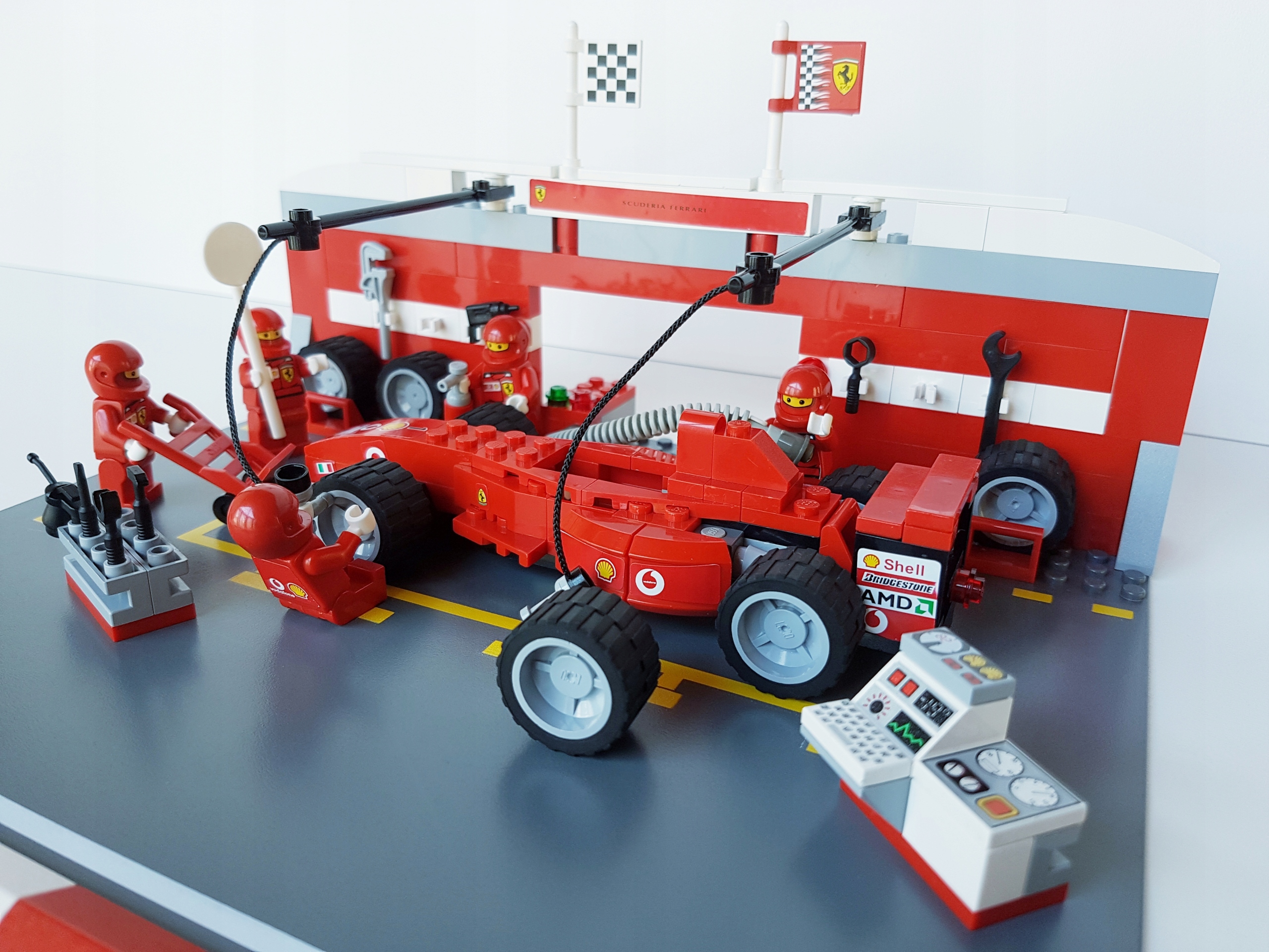 LEGO Racers 8375 Ferrari F1 Pit Set 14142915004 - Allegro.pl