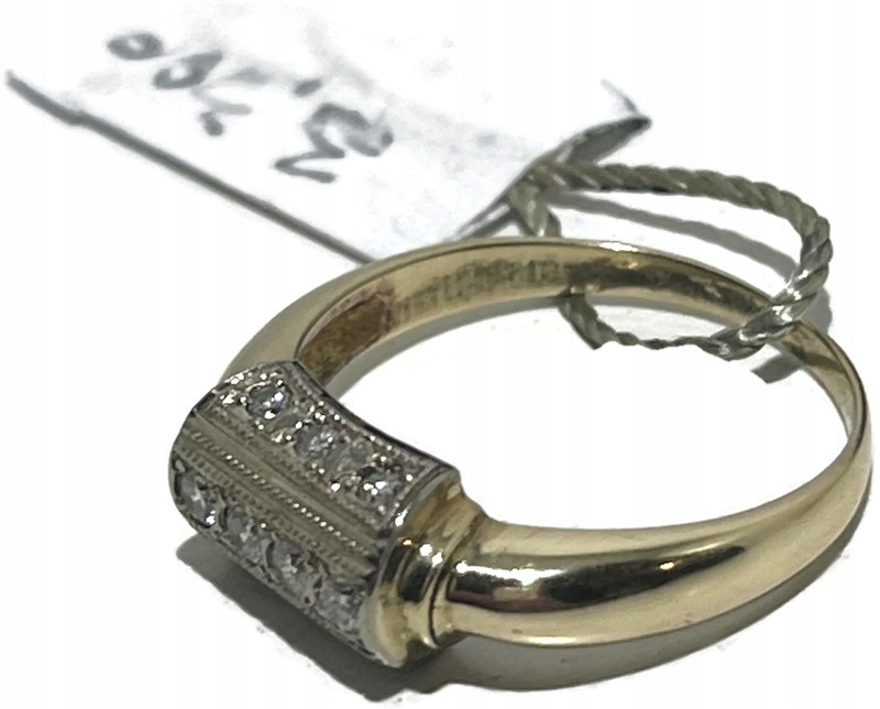 ZŁOTO Pierścionek BRYLANT 585/4,24 CERTYFIKAT R17 Marka bez marki