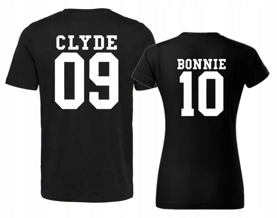 

Zestaw Koszulek Dla Par Bonnie I Clyde Walentynki