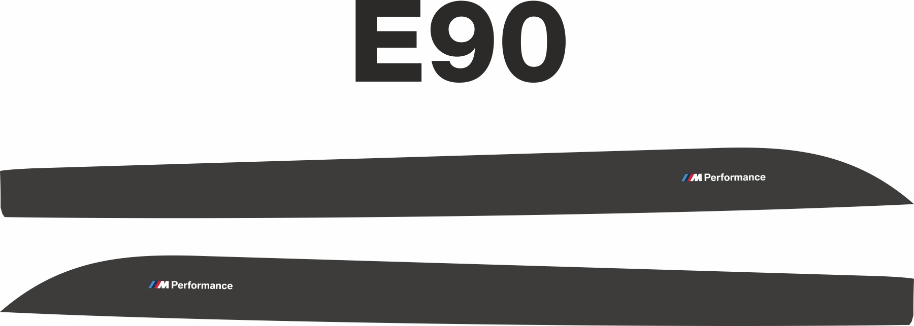 Samolepky Bmw 3 E90 E91 E92 MPerformance