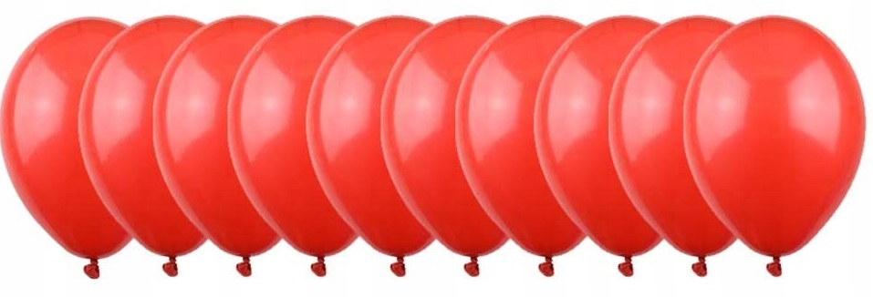 

Czerwone balony gumowe pastelowe czerwone-10 szt