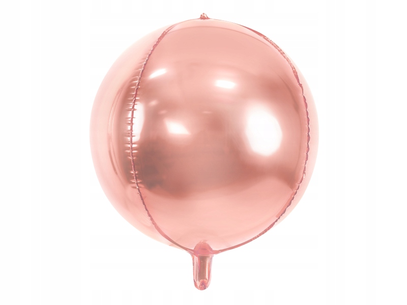 

Balon Kula na Roczek wesele różowe złoto 40cm