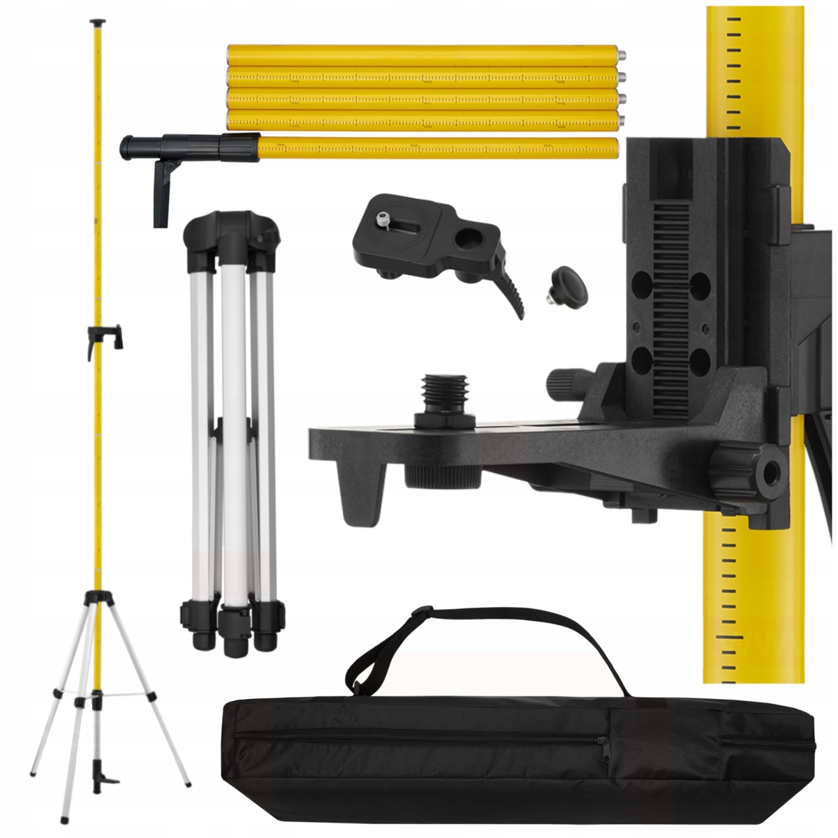 Rozpěrný sloupek Lamigo KR-37 3,3 m pro lasery Teleskopická tyč 1/4 5/8