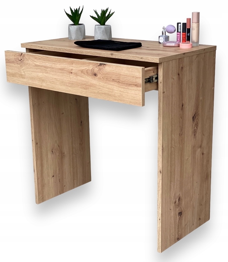 Toaletka S Zásuvkou Na Make-up 75 CM Dub Artisan