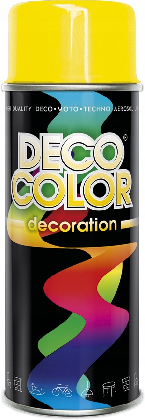 

Spray Lakier W Spreju Deco Color 400ML Żółty