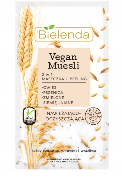 

Bielenda Vegan Muesli 2 w 1 maseczka +peeling