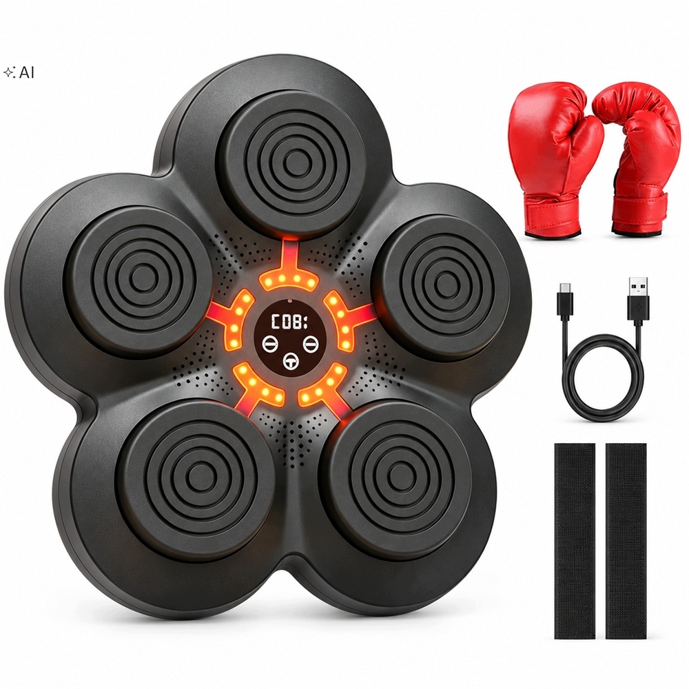 Elektrický boxerský štít QB01 Bluetooth rukavice Trénink
