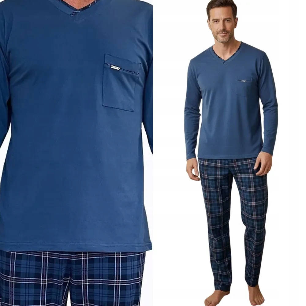 Pánské Pyžamo Cornette 122 Victor M 46 Tmavě modrá