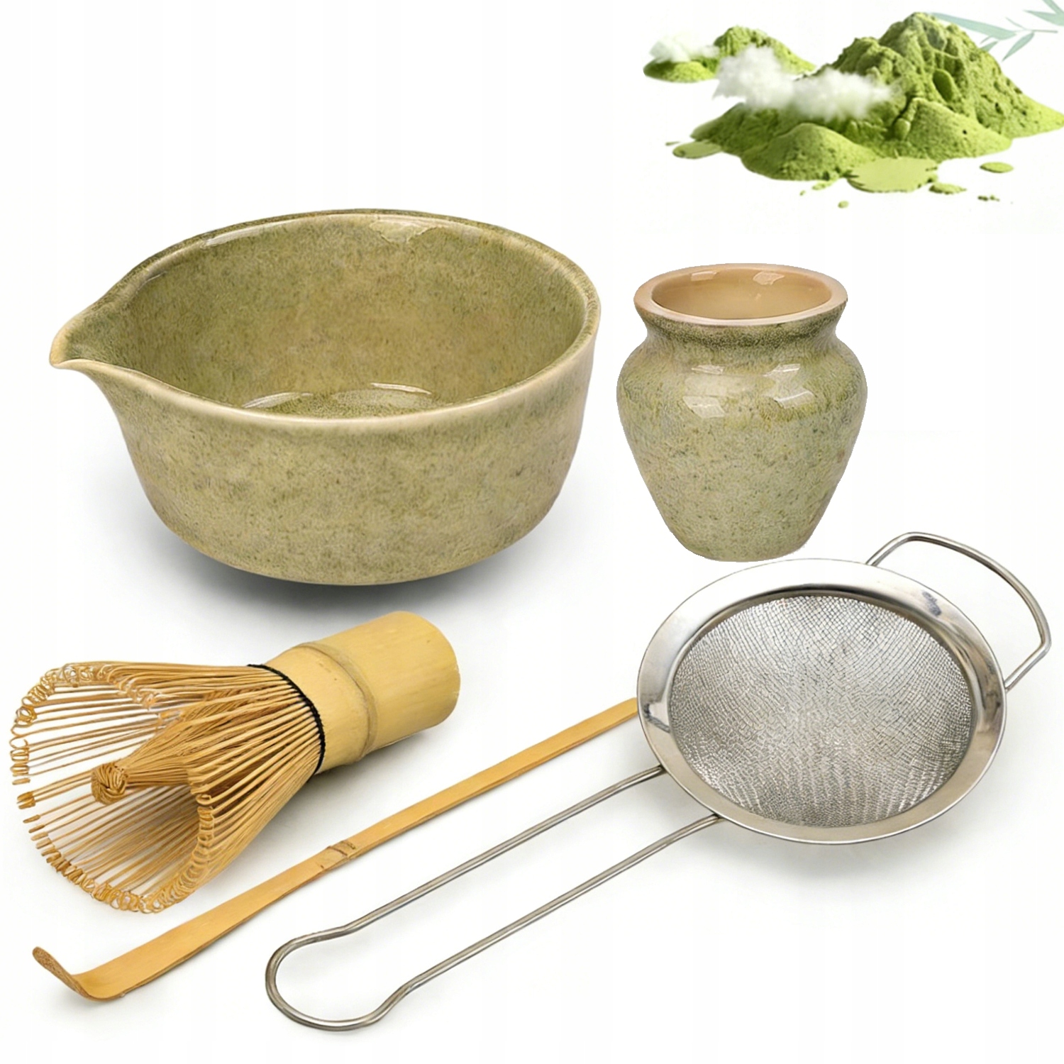 Levně Matcha Sada Na Čaj 5 V 1 Milovníci Matchy Vysoká Kvalita Jako Dárek