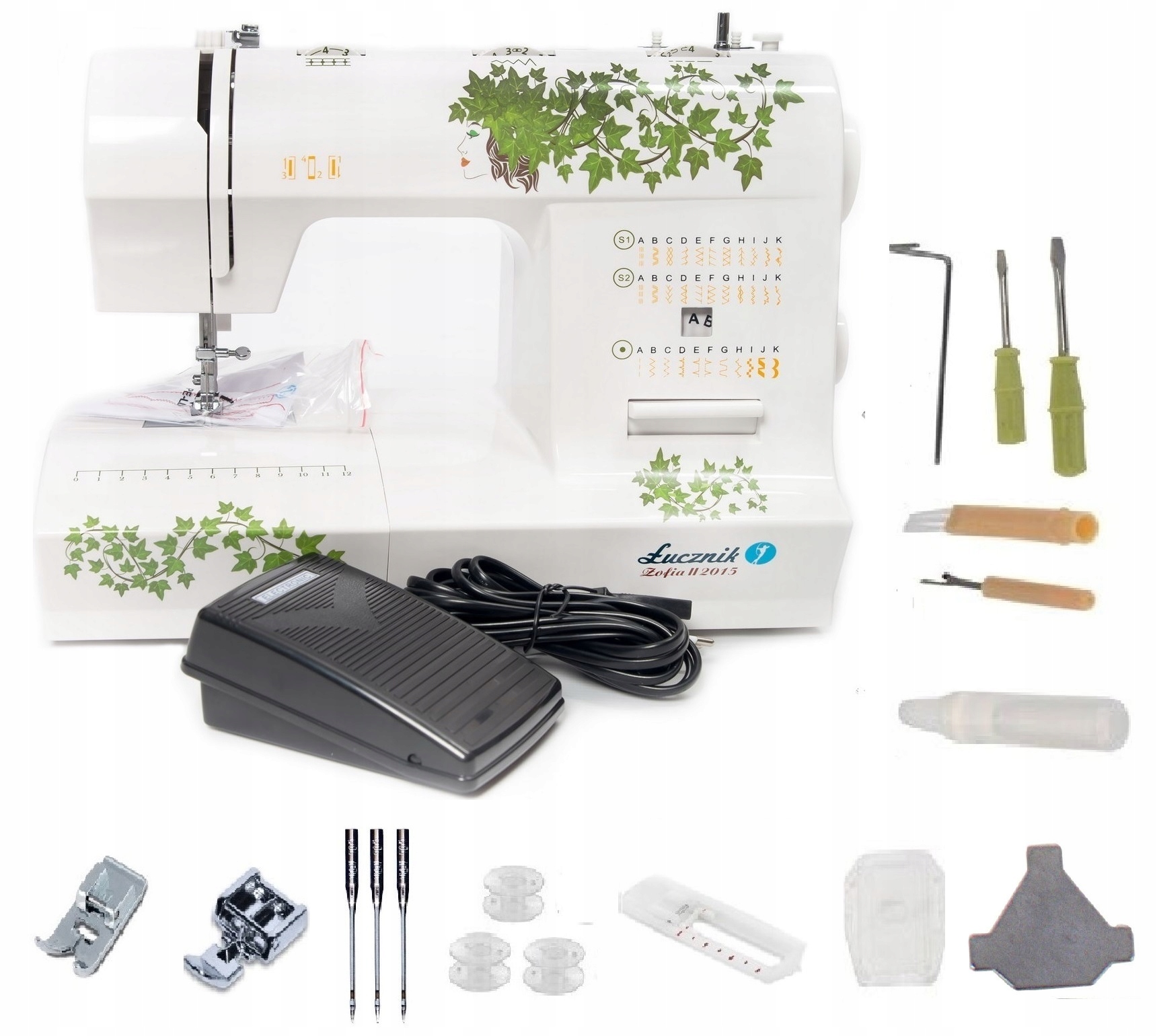 Maszyna Do Szycia Łucznik Zofia II 35 Programów Szycia Ścieg Owerlokowy