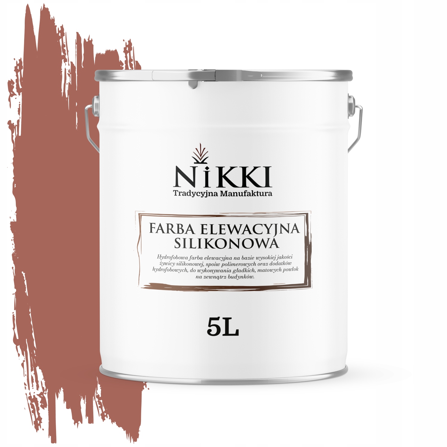 Fasádna farba Fasádová 5L na omietku Vonkajšia Uv tehlová Rôzne farby