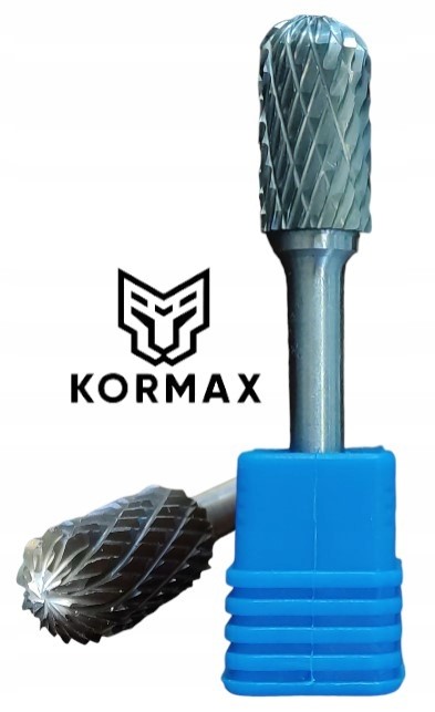 Fréza pilníková válcová zaoblená 14x25x65x6 na kov z karbidu Kormax