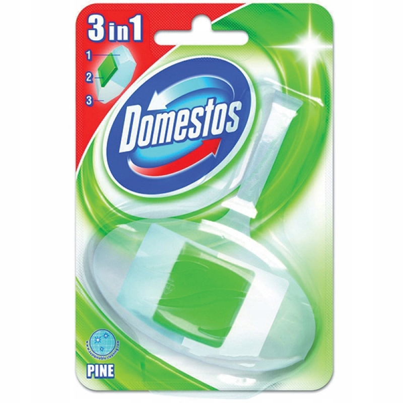 

Kostka toaletowa Domestos Leśny w koszyku 40g