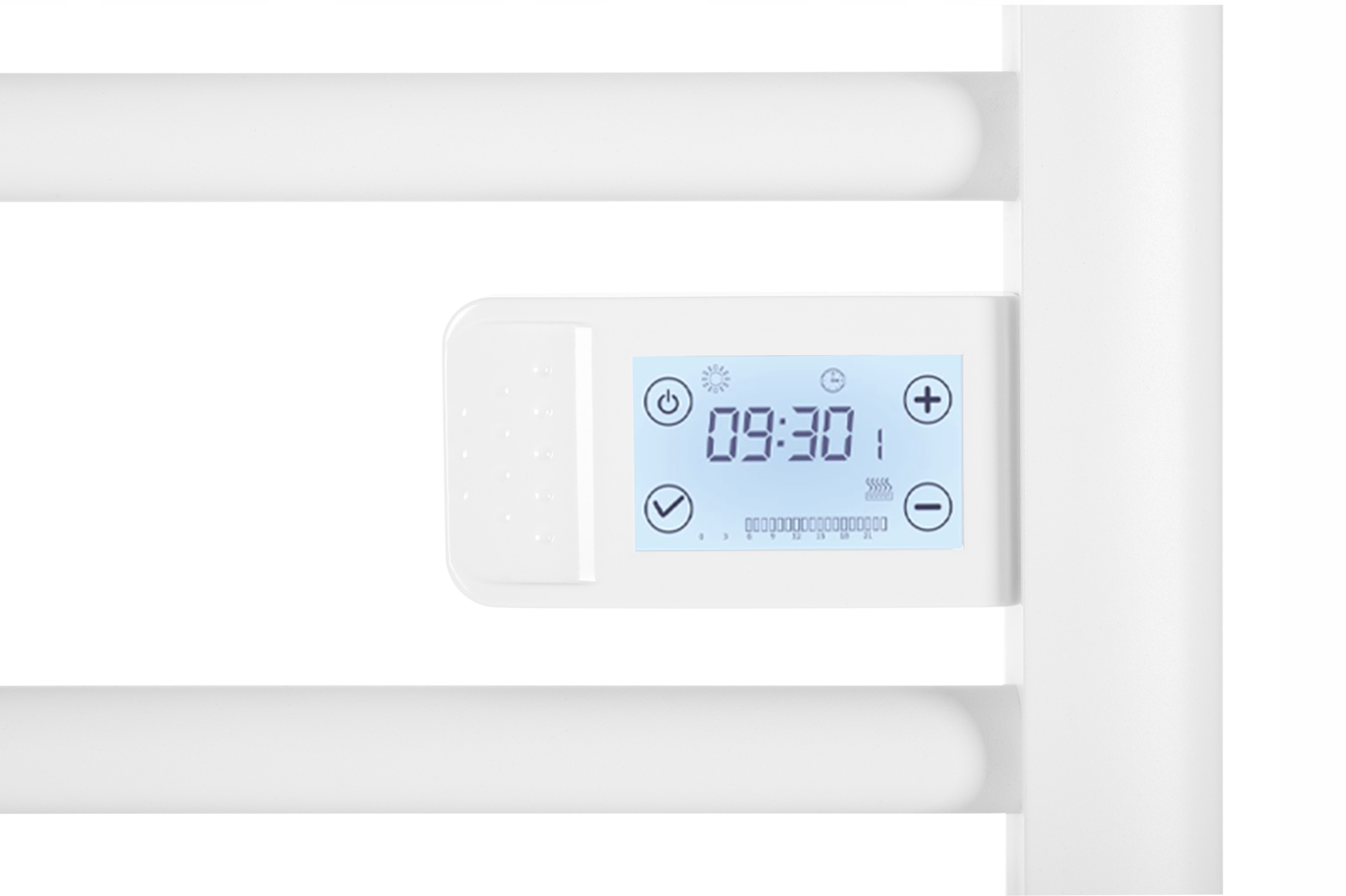 Grzejnik łazienkowy elektryczny drabinka aluminium programator Varilla 500W Marka Warmtec