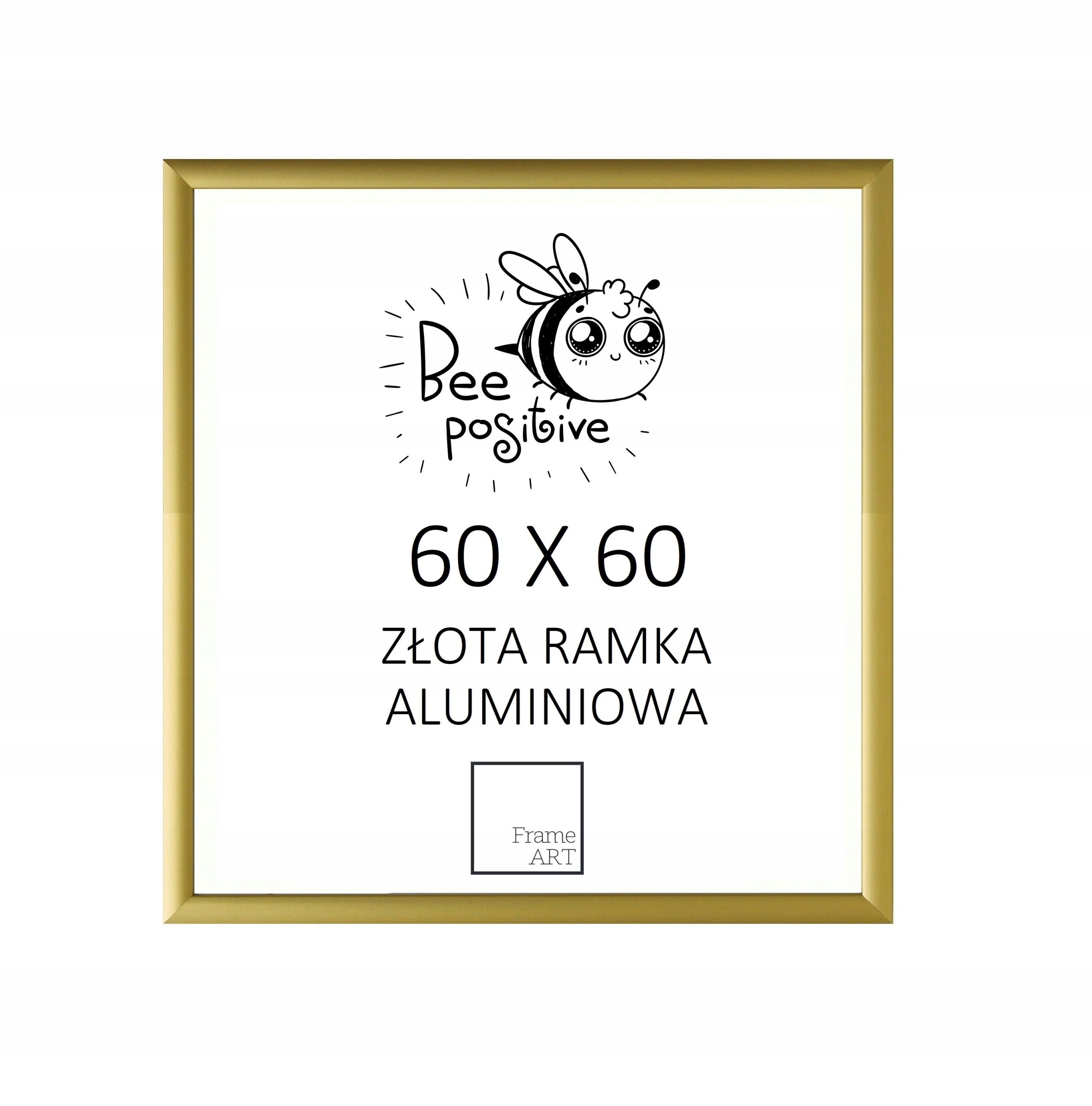 

Złota Rama Aluminiowa Na Plakat 60x60 Puzzle Zdjęć