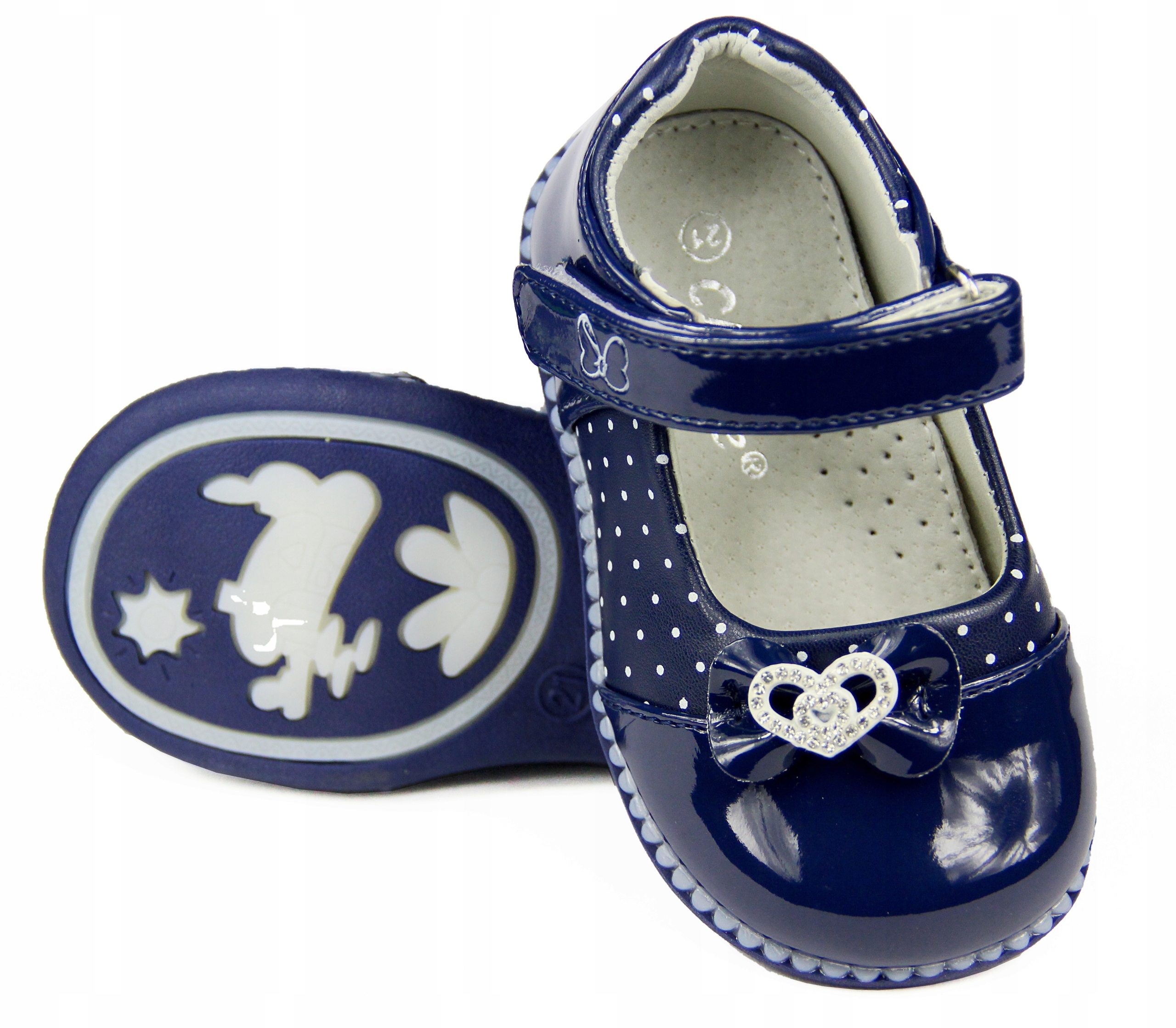 

Balerinki Lakierki r.21/12,5cm Wizytowe Wesele 571