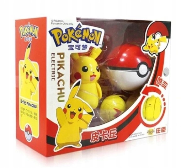 

Pokeball Pikachu Figurka Składana Pokemon Ash