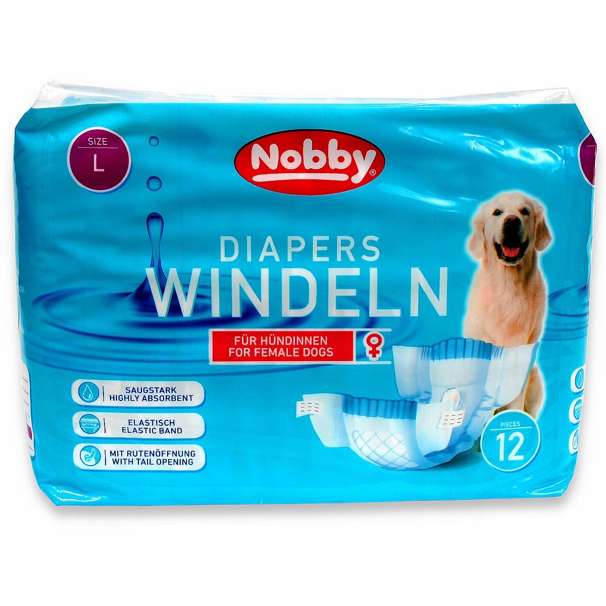 

Pieluchy Pampers dla suczek psa psów Nobby L