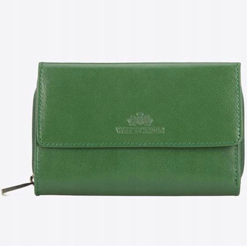 Dámská kožená peněženka Wittchen 14-1-049-L0 Rfid Zelená