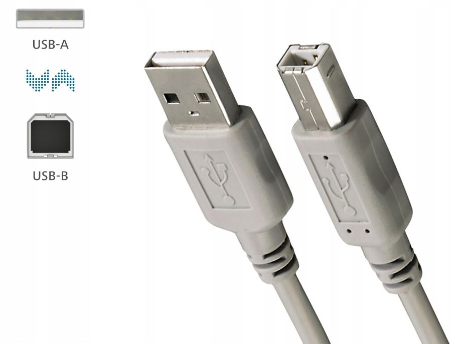 KABEL PRZEWÓD DO DRUKARKI SKANERA USB 2.0 Producent bez marki