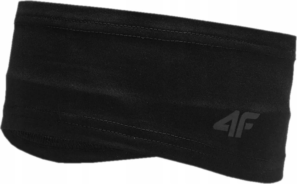 4F OPASKA NA GŁOWĘ DO BIEGANIA ZAKRYWA USZY DLA BIEGACZY U049 czarna r.S/M