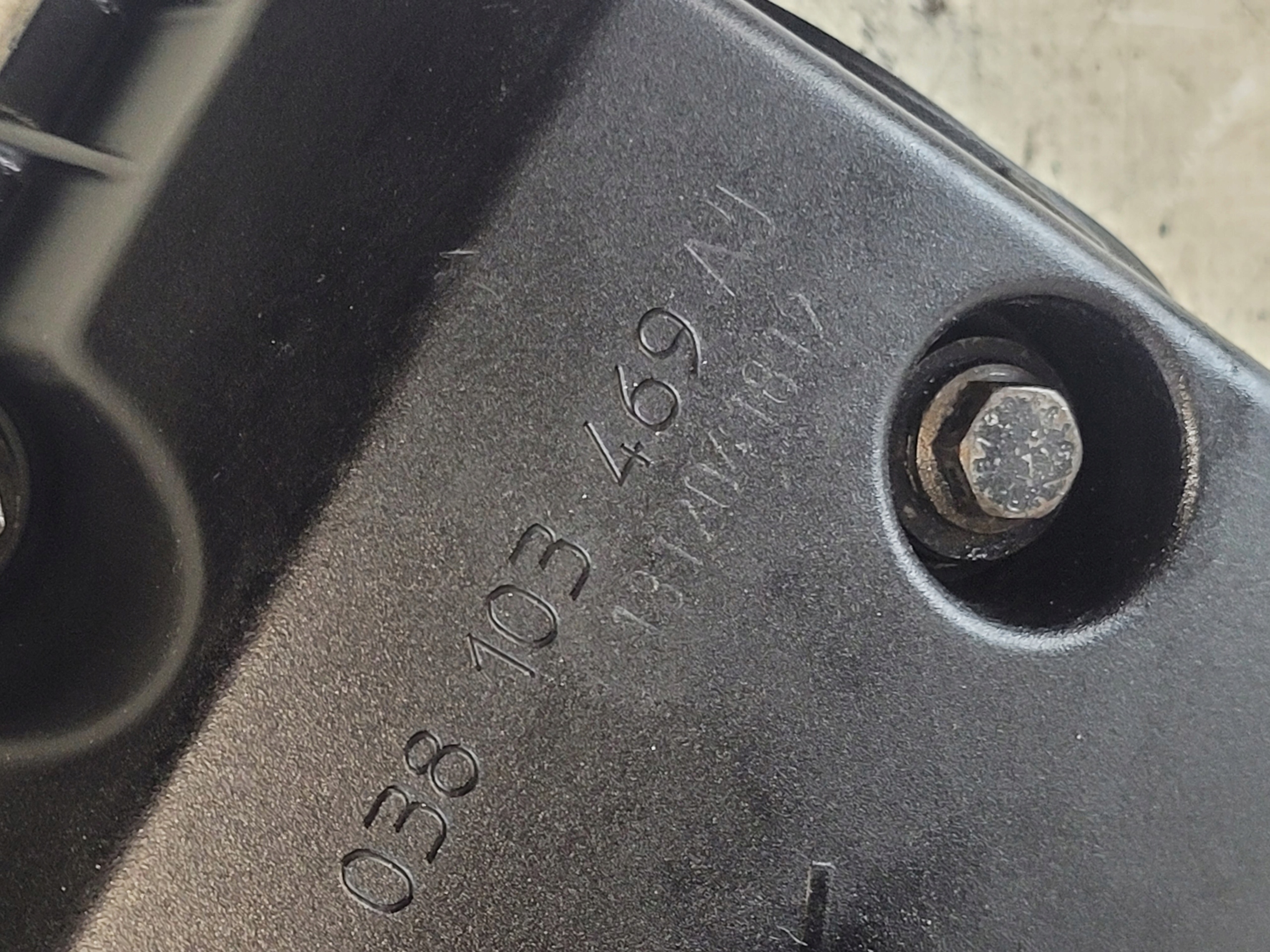 Abdeckung der Ventile OE 038103469AJ VOLKSWAGEN BORA 1.9TDI 01r.