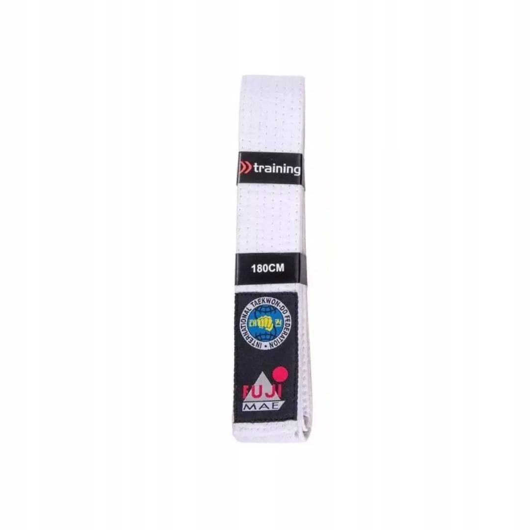 Biały pas taekwondo Itf Fujimae [Długość: 140]