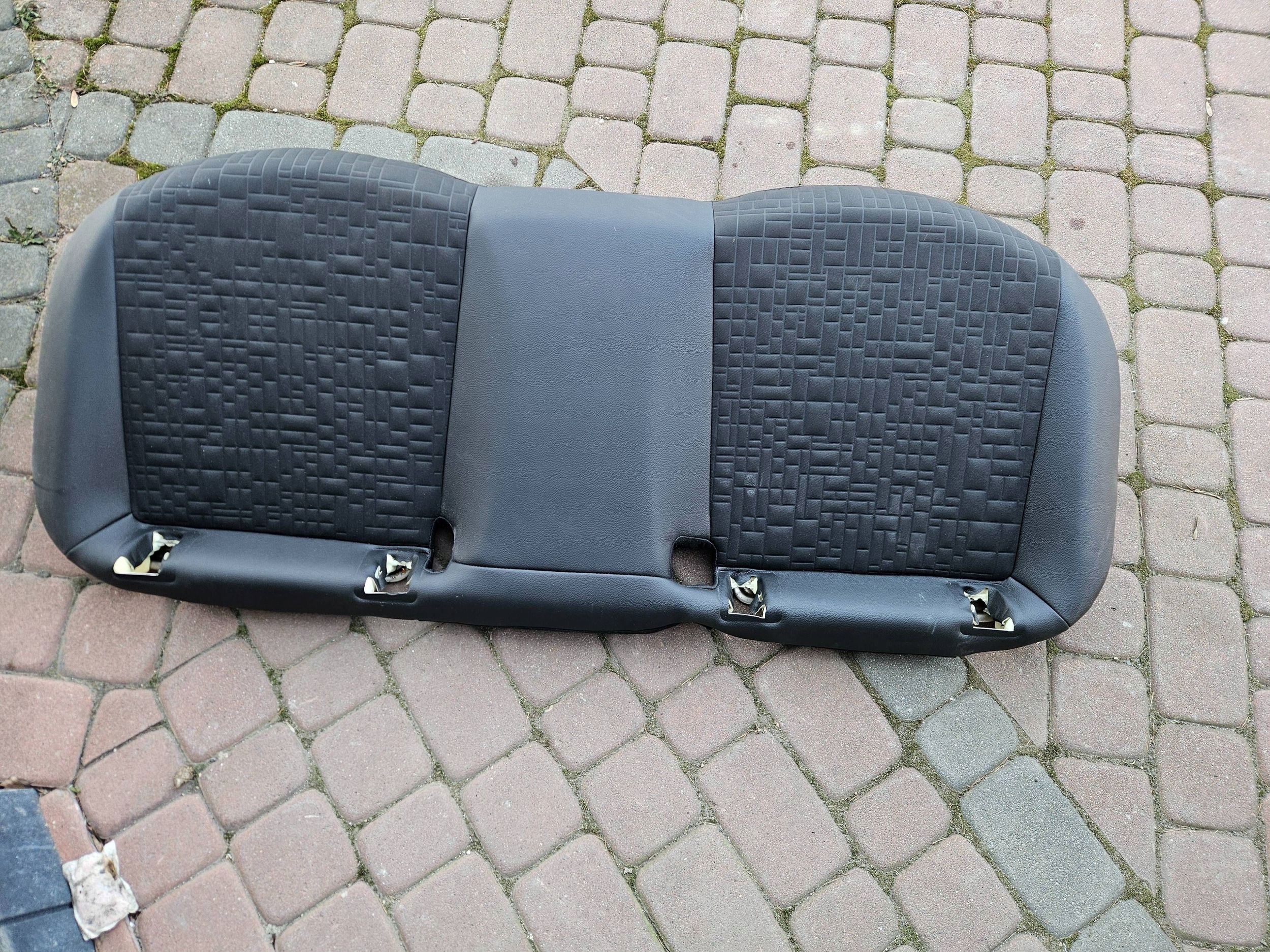 Sitz heck hinten Sitz siedzisko Halbleder Leder Opel Corsa E