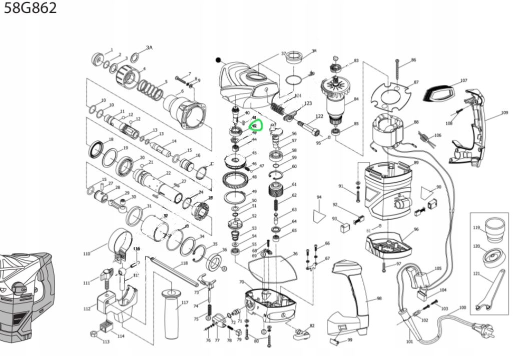 ŁOŻYSKO 6002 DO GRAPHITE ORYGINALNE 58G878 58G493 59G263 58G862 59G348 Marka Graphite